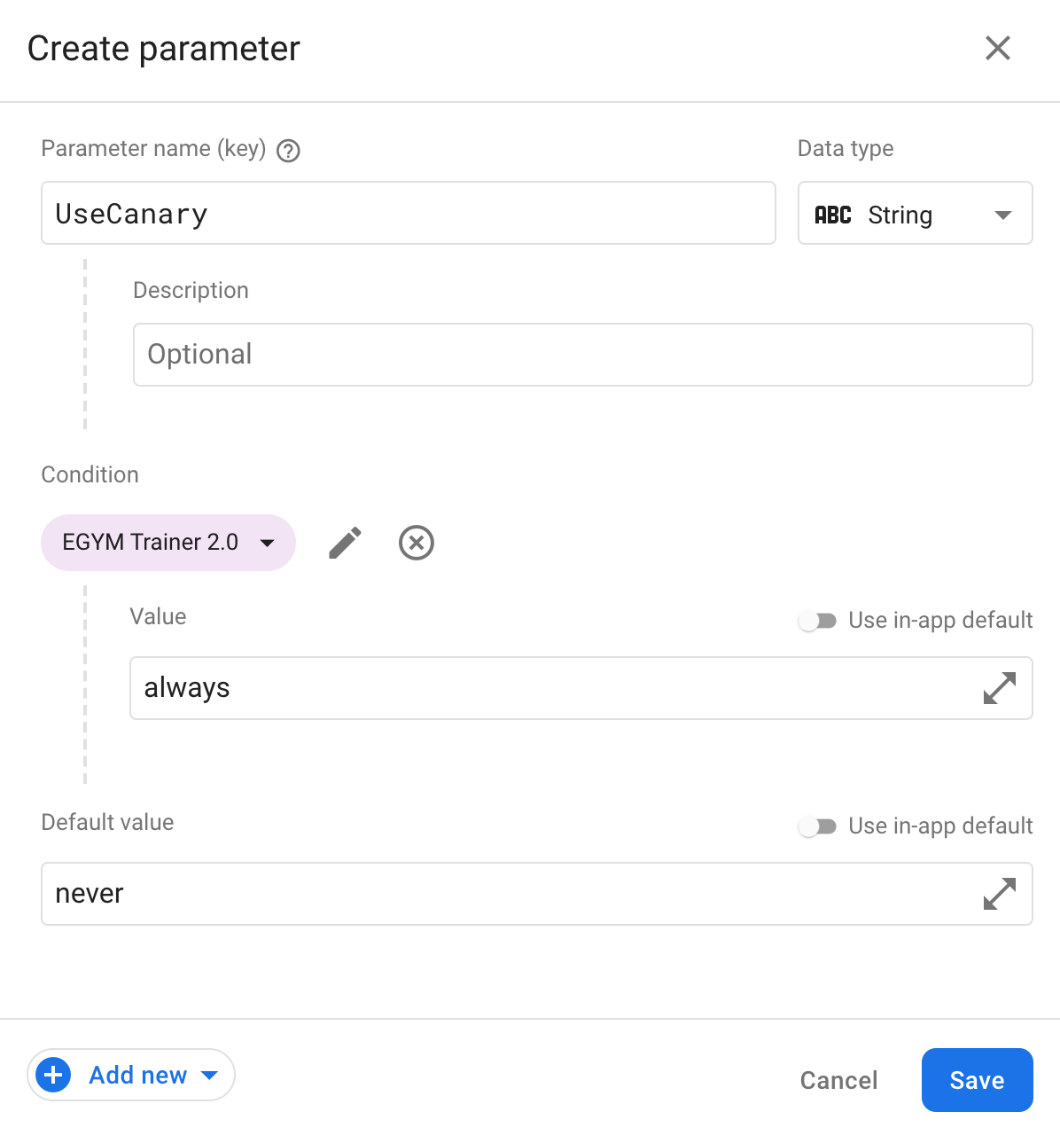 Firebase Remote Config